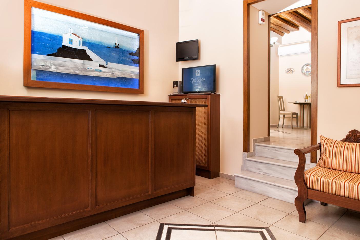 Egli Hotel Andros Town Bagian luar foto
